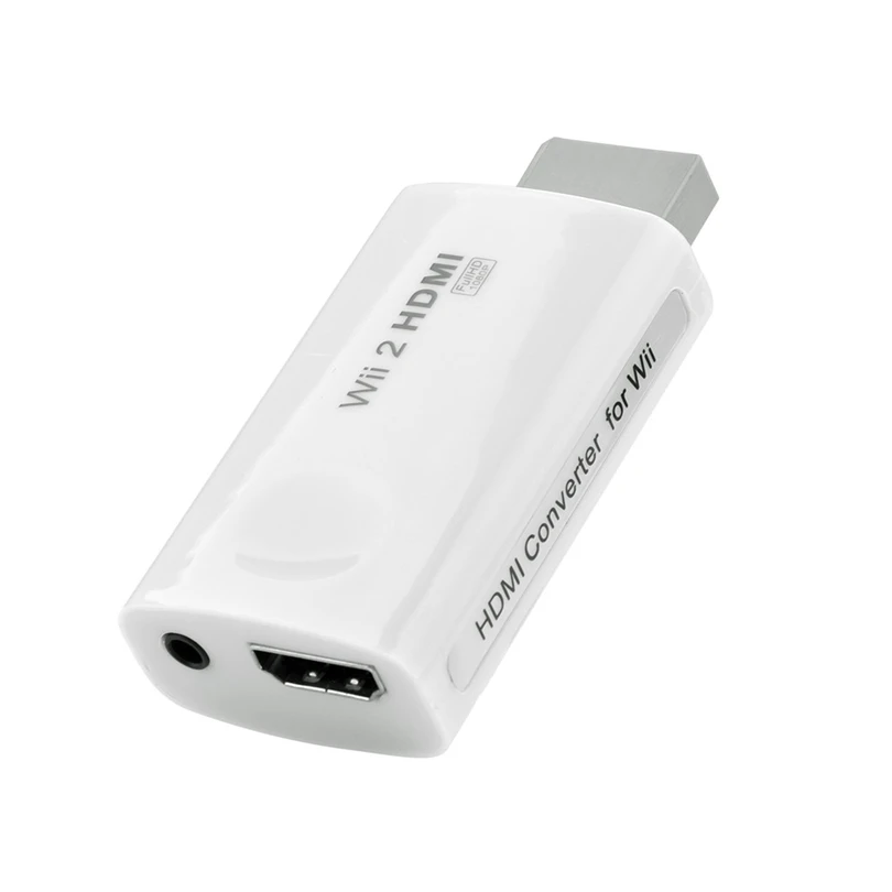  Full HD HDMI 1080P Dell'adattatore del Convertitore Con Audio Uscita di 3.5mm Per Wii 2 al Converti
