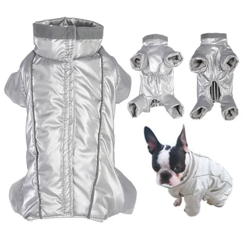 

Winter Warm Pet Dog Clothes Waterproof Pet Coat Jacket for Small Medium Dogs Reflective Puppy Jumpsuits French Bulldog Clothing