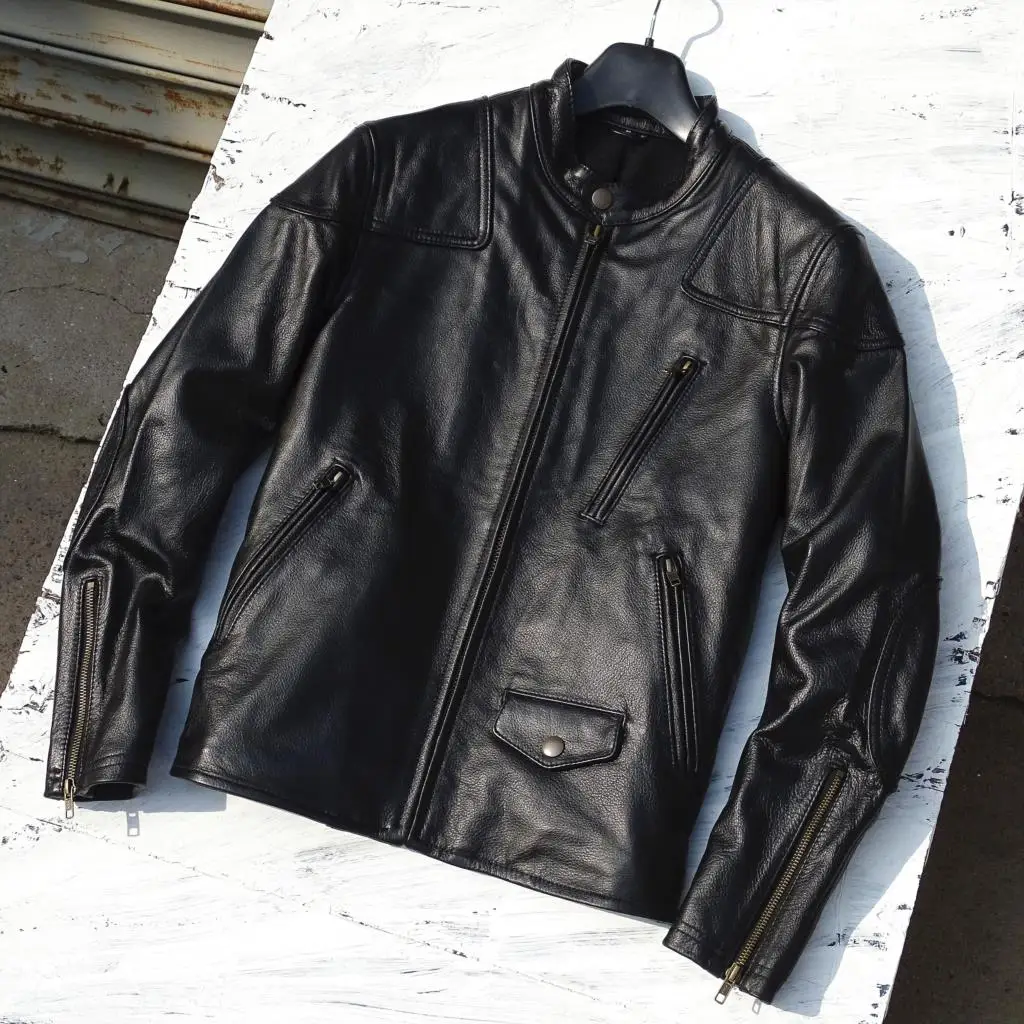 Domestic head layer cowhide venomGenuine Leather Coats AliExpress
