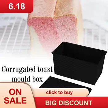 

Aluminum Alloy Non-stick Toast Mould Bread Cake Making Mold Accessories Baking Kitchen T2D1