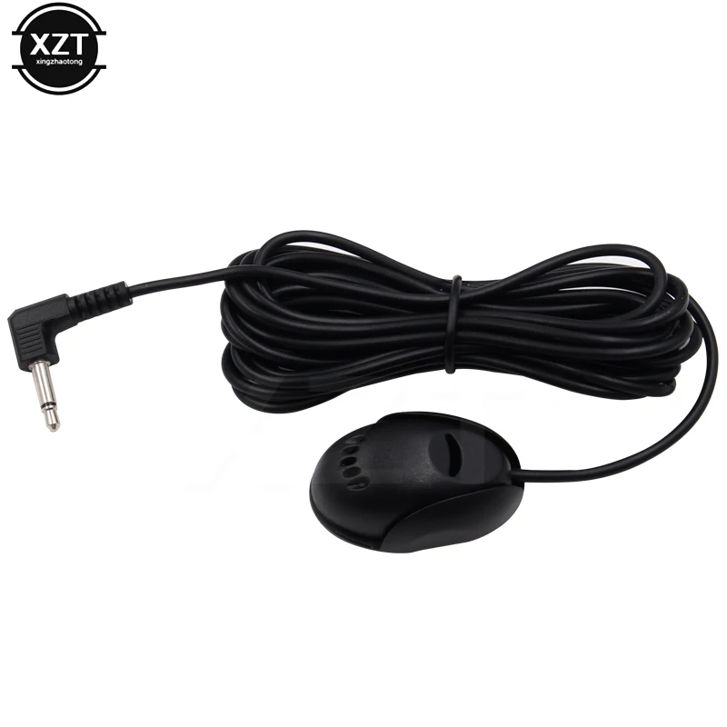 Mini 3.5mm Wired Paste Type External Microphone Car Audio Mic For laptop DVD Radio Stereo Player Meeting Speaker hot sale mics