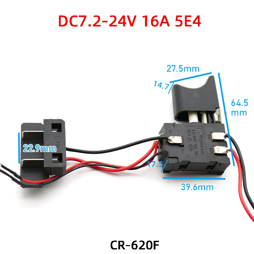 botão do controle de velocidade da broca elétrica sem fio