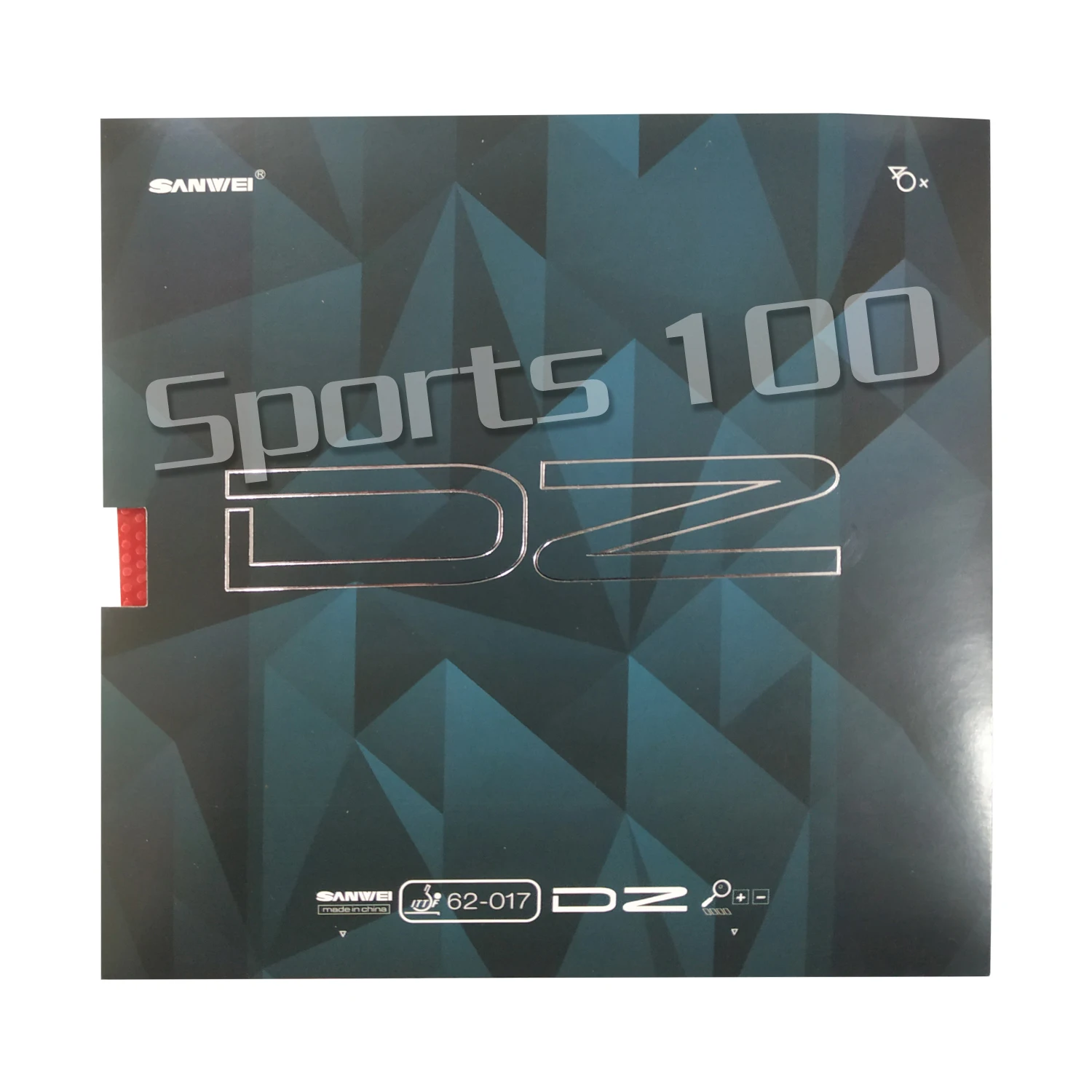 Description Picture 3 of item2019 New SANWEI DZ Pips-long (DIZZY, Tenacious Pips, ITTF Approved) Table Tennis Rubber Pimples Long Topsheet OX without Sponge