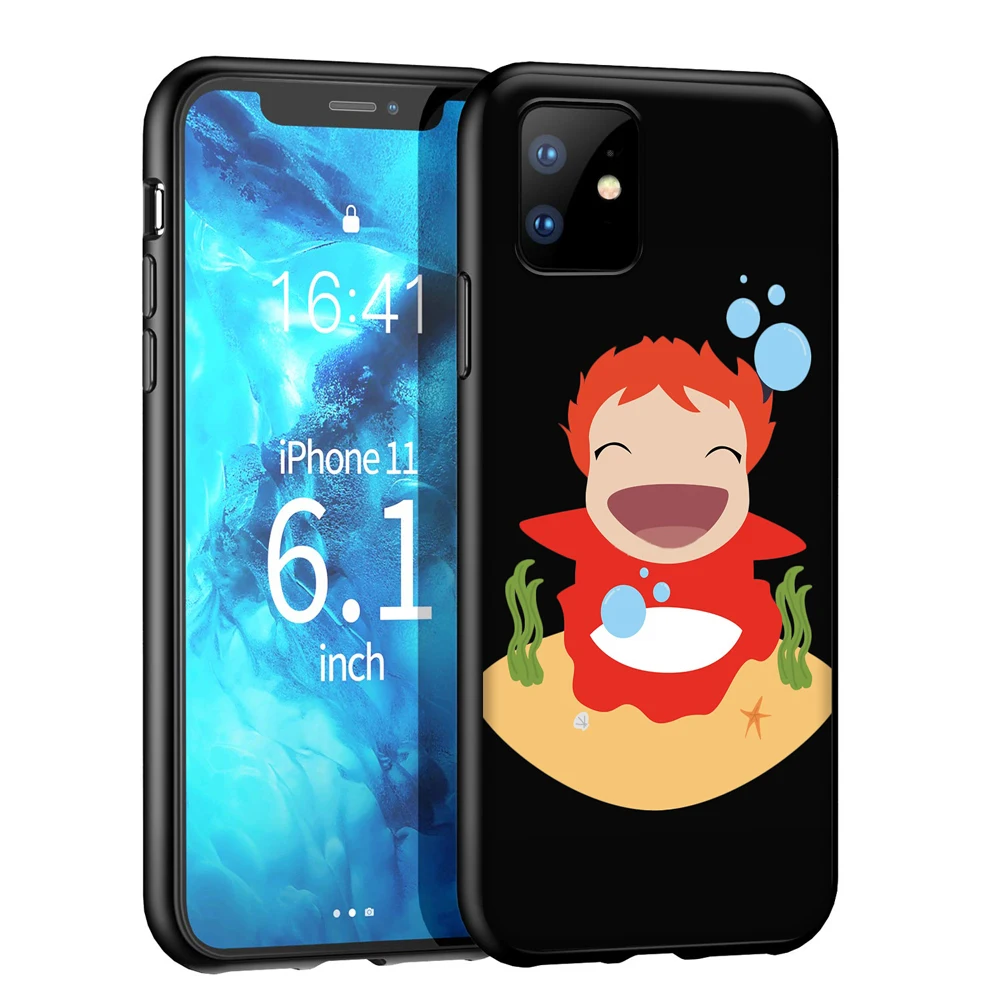 Мягкий силиконовый чехол YIMAOC Ponyo On The Cliff для iPhone 12 Mini 11 Pro XS Max XR X 8 7 6 6S Plus 5 5S