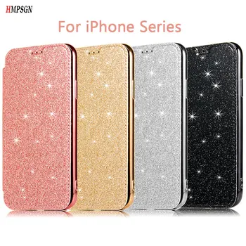 

Luxury Wallet Flip Book PU Leather Phone Case For iPhone 11 XR XS Max X 6 6S 7 8 Plus Transparent Clear Back Cover Shell