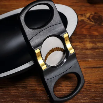 

Two-in-one cigar scissors Cigar bracket Cigar Cutter Scissors Shears with Plastic Handles Smoking Cigar accessories