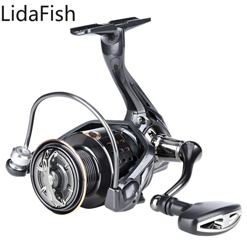 

Lidafish 2000-7000 Series Metal Spool Spinning Fishing Reel Max Drag 15kg Carp Fishing Reel For Sea Bass carretilha pesca