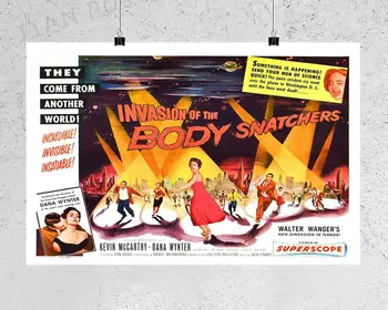 

NJ453 INVASION OF THE BODY SNATCHERS Movie RARE Horror Sci Fi Classic 729 Wall Sticker Silk Poster Art Home Decoration