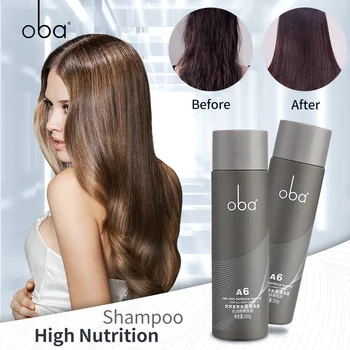 

Oba Hair Salon Nourishing Supple Shampoo Frizzy Dry Smooth Triple Lotion Care Nutrition Repair Shampoo 250g Unisex (A6)