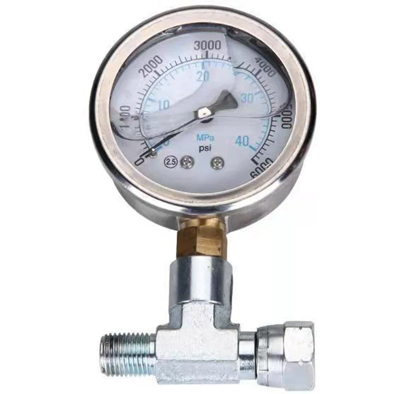 High pressure airless sprayer tee joint pressure gauge universal sprayer accessories suitable for Graco Wagner instar magnetic stand 60kgf 80kgf for dial indicator gauge universal magnetic base 3 joint adjustable stand holder