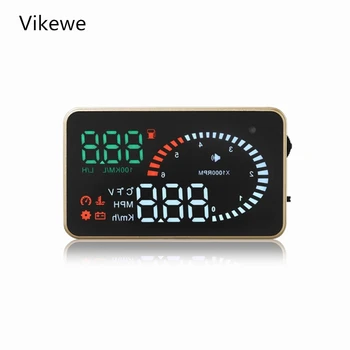 

Vikewe X6 Car HUD Head Up Display OBD2 II EUOBD Overspeed Warning System Projector Windshield Auto Electronic Voltage Alarm
