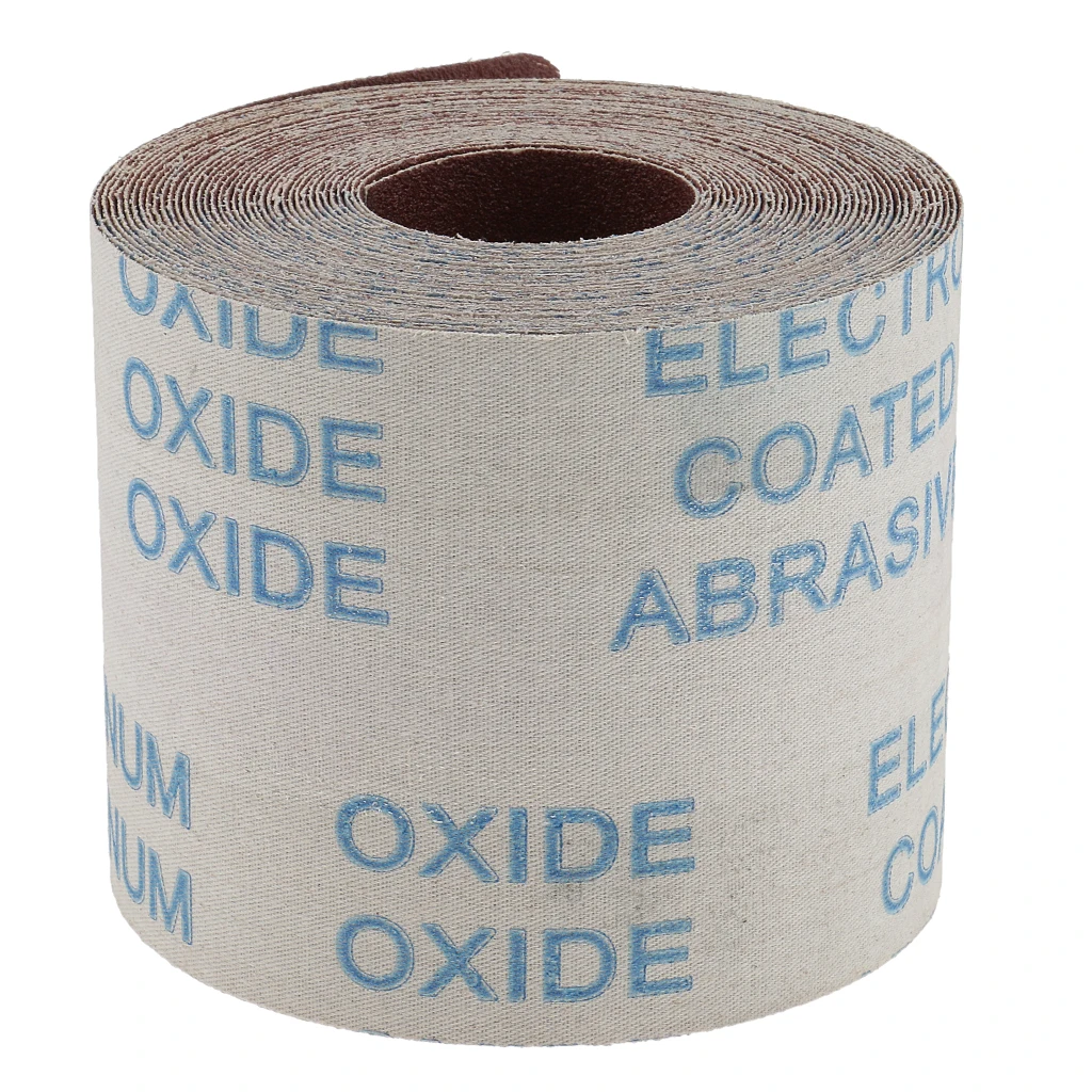 10 Meters Emery Cloth Sandpaper 120 Grit Abrasive Cloth Rolls for Sanding Wood Furniture Finishing