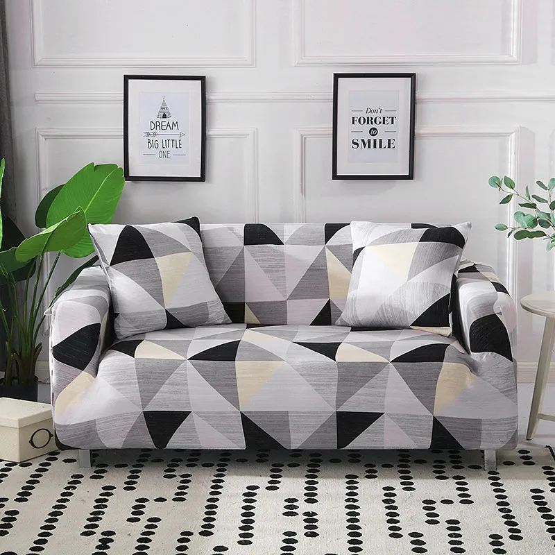 Печатный материал чехол для дивана евро чехлы для диванов четыре сезона универсальный Эластичный чехол для дивана угловой диван для влюбленных - Цвет: 4