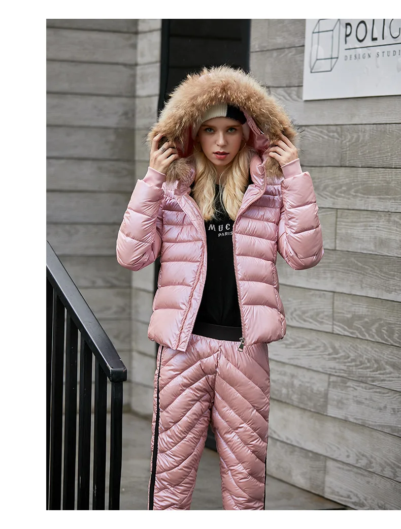 Зима, стиль, женский пуховик, хлопковая стеганая одежда, яркий кожаный комплект, повседневное облегающее плотное теплое пальто с хлопковой подкладкой