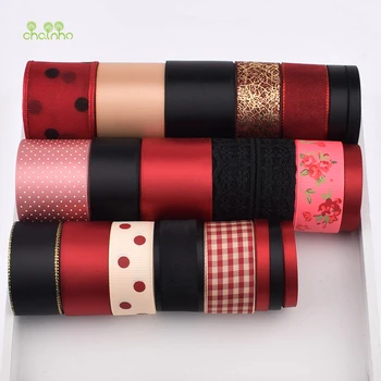 

High quality,Mixed Red Colour Ribbon Set For DIY Handmade Gifts&Crafts Packing,Hair Ornament Accessories,HB125