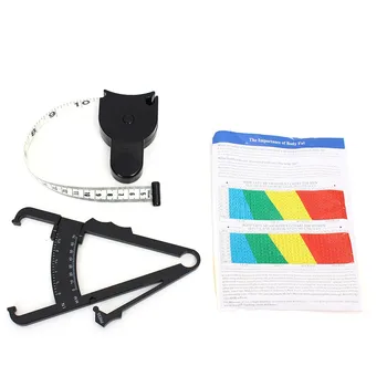 

70mm Body Fat Caliper Fitness Slimming Tool Fat Buner Sebum Analyzer Measure Chart Fat Monitor Waistline Tester Health Care