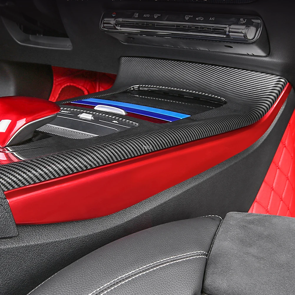 Для Mercedes Benz A Class W177 V177 A180 A200 A220 A250 2019 + панель для центральной консоли автомобиля