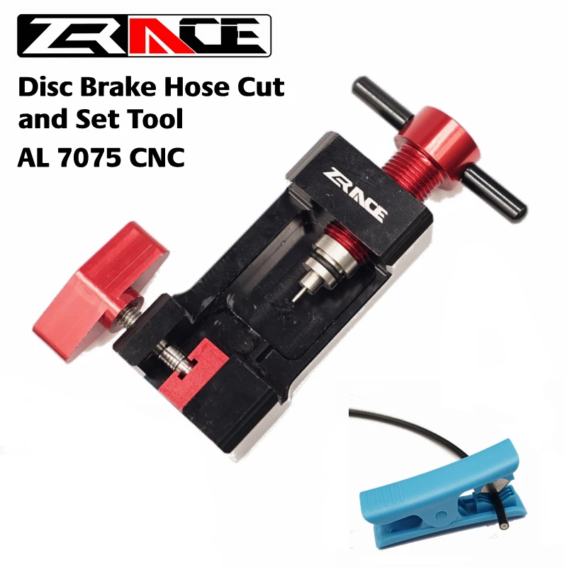 

ZRACE Bike Tube Tubing Hose Cutting Hydraulic MTB Disc Brake Hose Cutter and Olive & Connector Insert Tool AL 7075 CNC Tools
