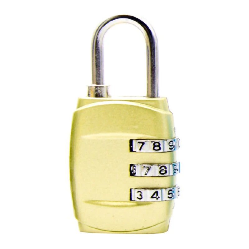 Велосипедный замок TSA замок для путешествий комбинированные замки 3 набора цифр пароль Комбинация чемодан с висячим замком багажные противоугонные замки - Цвет: Y