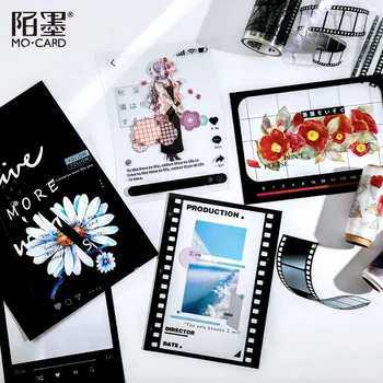 

10pcs/set Vintange PET Decorative Card Film Dotted Journal DIY Memo Pad Decoration Diary Journal Decoration Memo Sheet