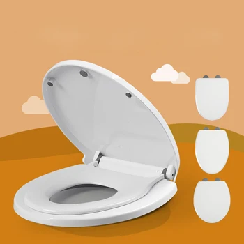 

O/U/V Type Toilet Seats Children's Toilet Cover Baby Mother Bathroom Replace Lid Set Thicken Scratch-resistant Toilet Seat Cover