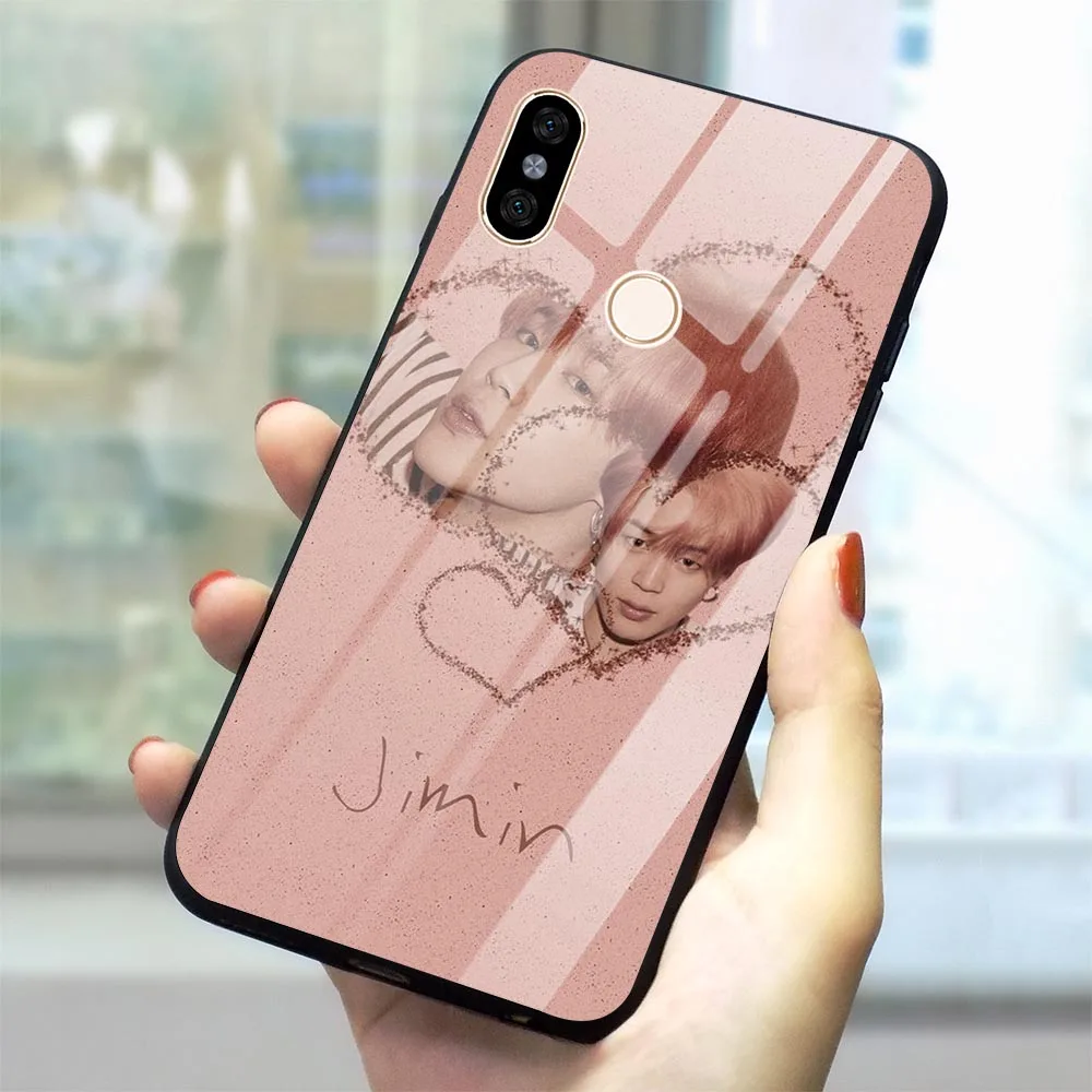 

Park Jimin Kpop Phone Cover for Xiaomi Mi 8 Case Redmi 4X 6A Note 5 6 7 Pro Mi A1 A2 8 Lite 9 F1 Tempered Glass