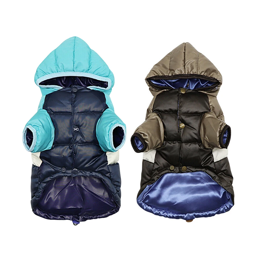 Warm Coats For Dogs Autumn And Winter Waterproof Windproof& Snowproof Dog Coats Clothes For Pets Jacket Hoodie Cotton clothing