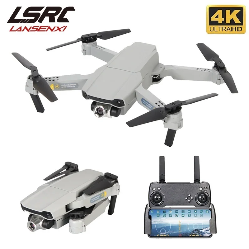 US $41.20 LSRC X2 RC Drone with Camera 4K Mini Drone Function Trajectory Flight Headless Mode 3D Flight Auto Hover Foldable Quadcopter