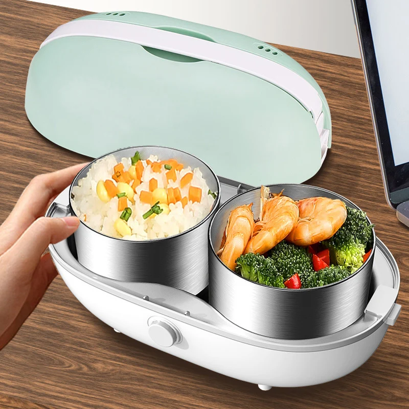 Youpin LIFE ELEMENT Electric Heating Lunch Box Wireless Portable  Rechargeable Lunch Box 1L 2200mAh Food Insulation