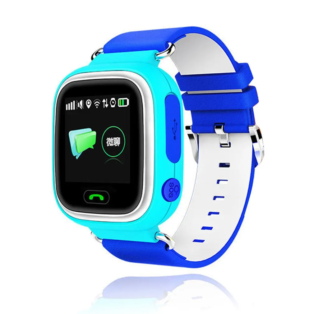 

Q90 Children Smart Watch GPS Wifi Tracker SOS Phone Call Anti-Lost Color Touch Screen Kids Wristwatch Support Russian/English