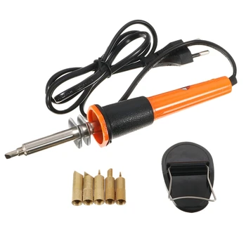 

SHGO HOT-110V/220V 30W Electric Soldering Iron Pen Wood Burning Pen Set Pencil Burner With Tips And Accessories Eu Plug