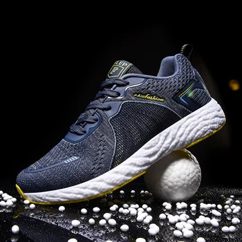 

Casual fashion sneakers men breathable lightweight and comfortable running shoes wear-resistant solid color classic men's shoes