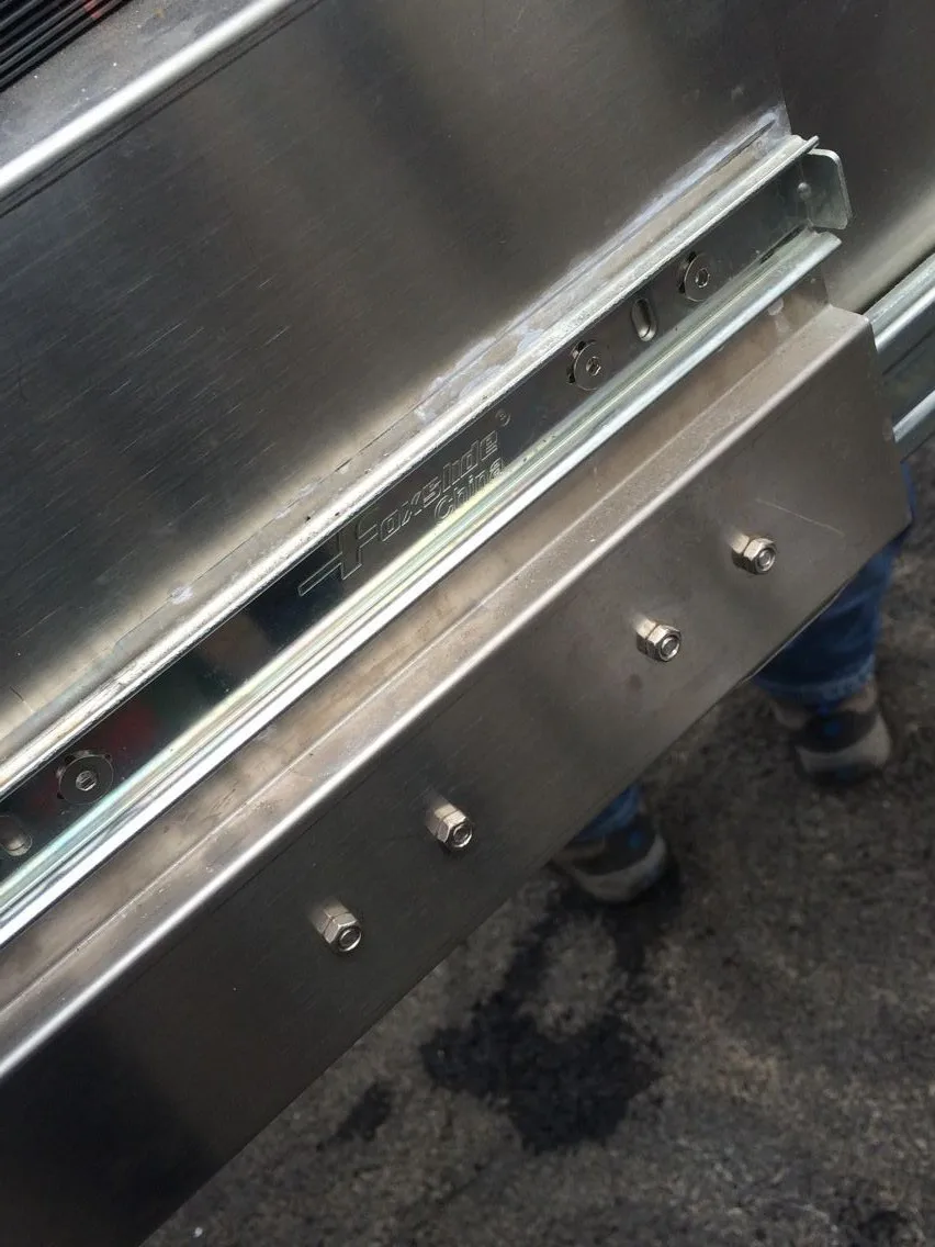 800mm Heavy Duty 225kg Locking Drawer Draw Slides Glide Rails Industrial Runners