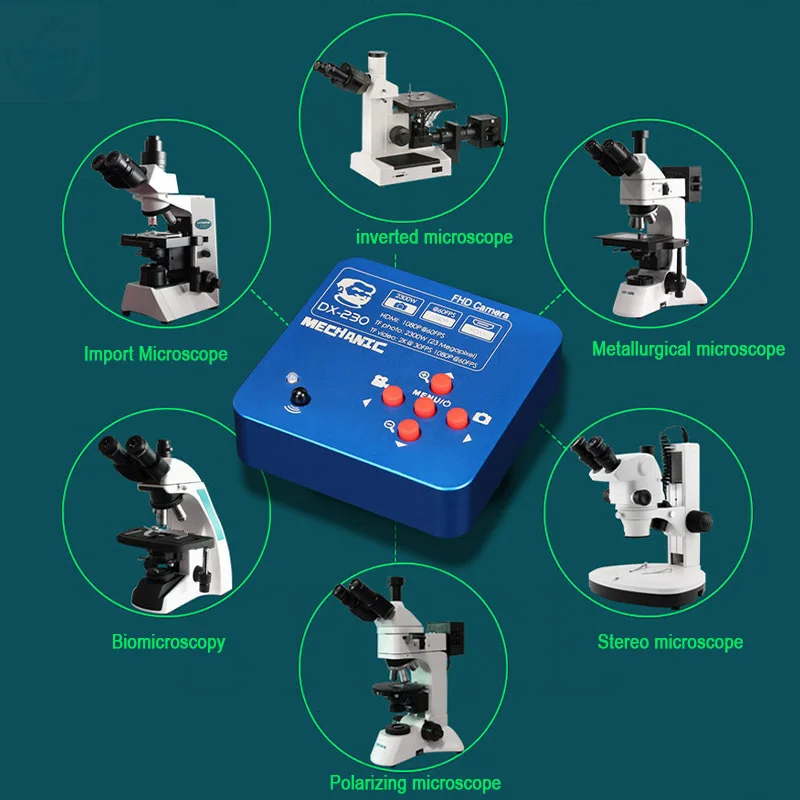 Механик DX-230 многофункциональная промышленная камера 2300 Вт пикселей 1080P HDMI микроскоп камера USB HD камера