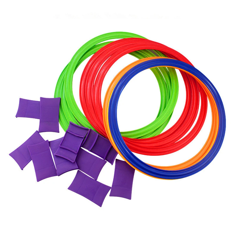 1 набор разноцветных пластиковых колец hopscocky Ring игра игрушки Набор для игры в помещении или на улице рождественские лучшие подарки