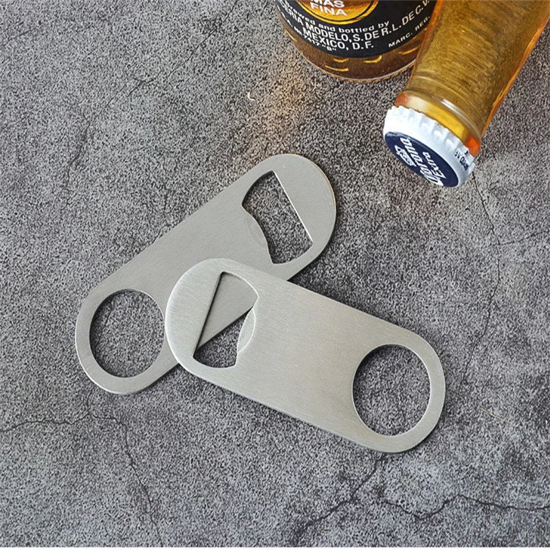 50pcs 9 Style Sublimation Blank Bottle Opener Stainless Steel Flat Beer  Opener Double Sided Print For Kitchen Bar Restaurant - AliExpress