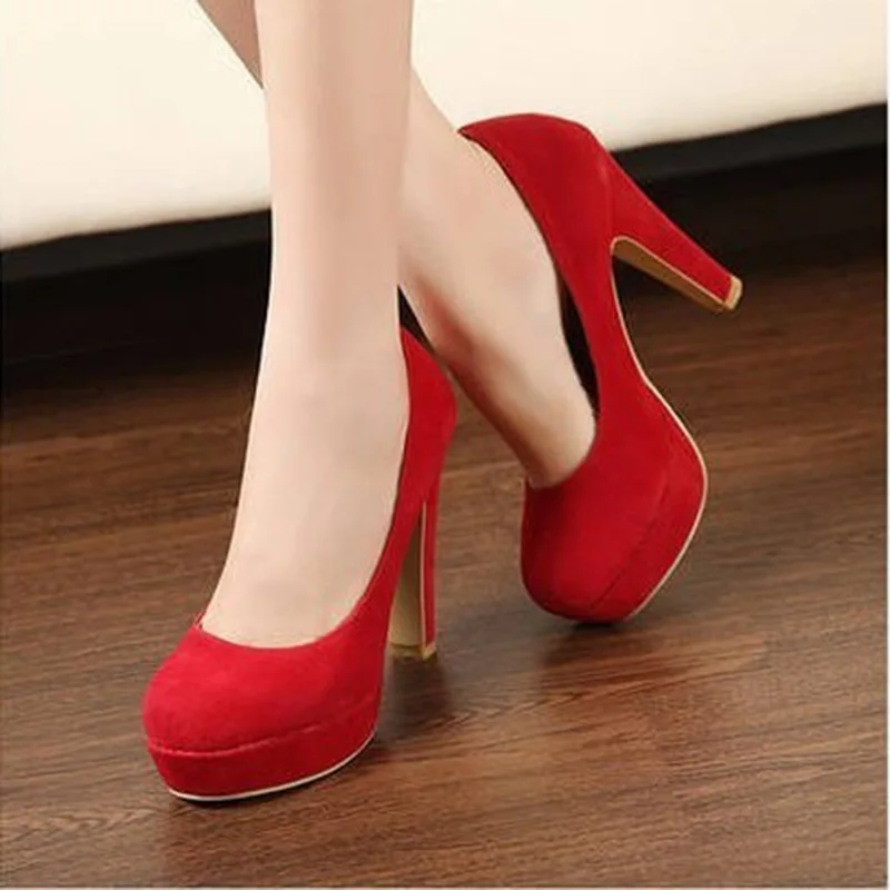 2021 Spring New Shallow Mouth Wedding Shoes Women's Matte High-heeled Round Toe Low-top Single Shoes Ladies High-heeled Shoes