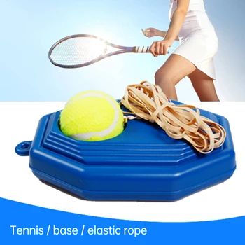 

Single Tennis Trainer Self-study Tennis Training Tool Rebound Balls Baseboard Tools Tennis Practice Portable