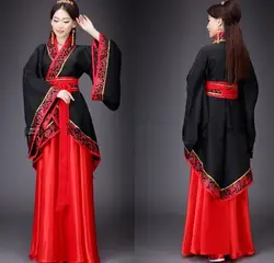 Новинка 2019, Hanfu, китайские традиционные костюмы, вышивка, Восточный китайский стиль, принцесса, древний народный танец, фея, Ретро стиль