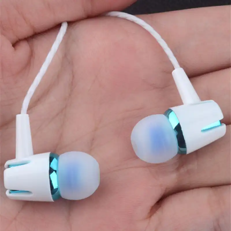 5mm flat ear earplug earphone universal bass in