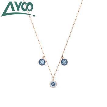 

AYOO High Quality New Classic Sweet Round Devil's Eye Necklace