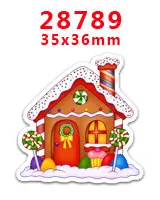 28789 30 шт. плоское украшение из смолы Рождество смолы pr28793 - Цвет: 28789