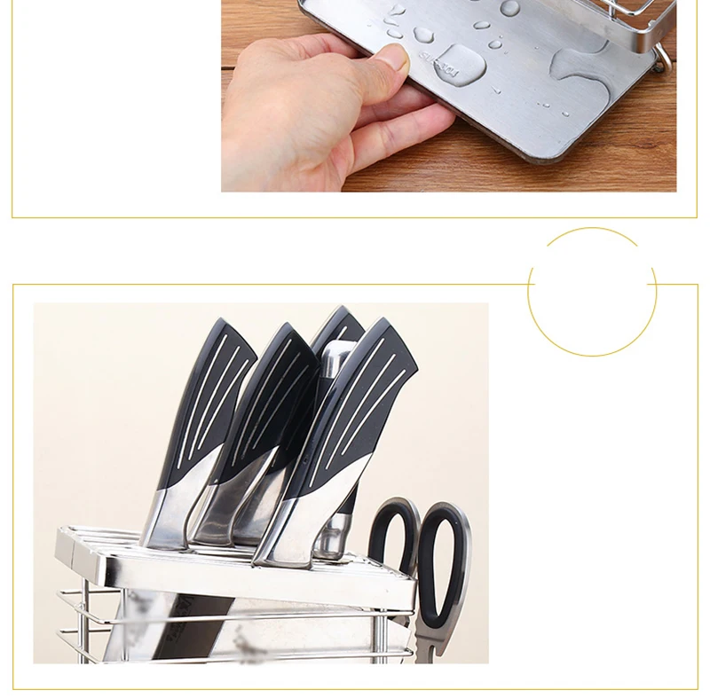 Stainless steel knife holder kitchen tool24