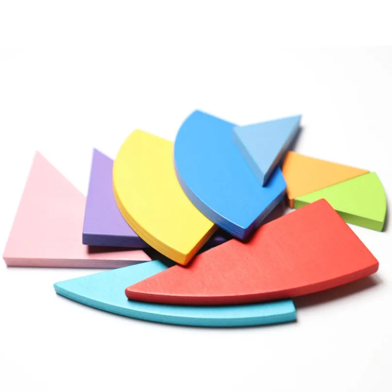 Специальные формы птица 9 штук деревянные Tangram головоломки игрушки Обучающие головоломки Когнитивное раннее образование 50 введение карты железный ящик