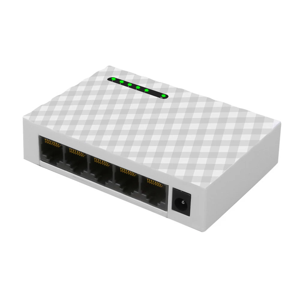 Мини 5 портовый 4 сторонний Настольный гигабитный коммутатор/сетевой коммутатор