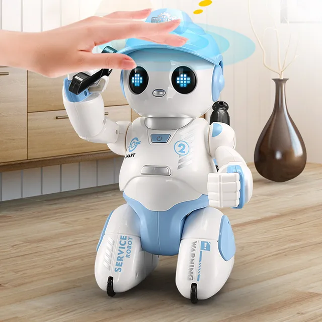 Remote Control Intelligent Smart RC Delivering Robot Can Singing Dancing Program Gliding Home Decoration Kid Friends Gesture Toy 2