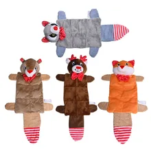 

Cute Plush Puzzle Interactive Toy Dog Toys Squirrel Fox Squeaking Pet Toy For Dogs Cat Chew Squeaker Squeaky Pet Toy