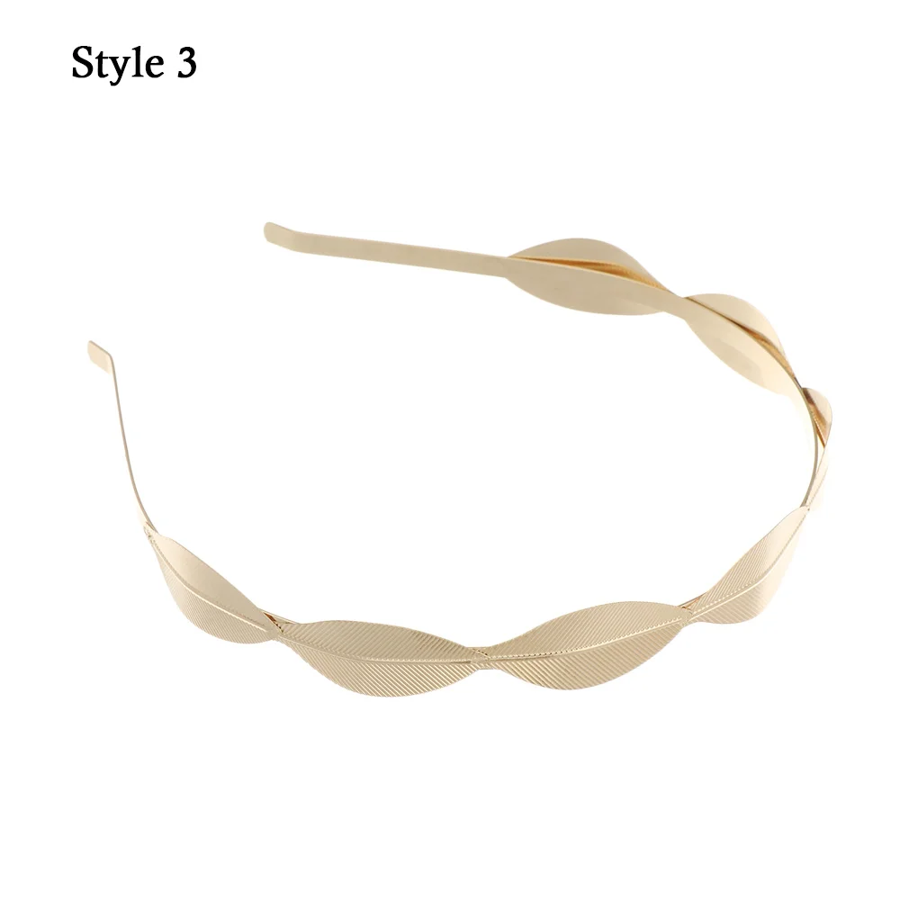 wedding hair clips New Women Vintage Alloy Headbands Girl Bandanas Girl Bandanas Metal Hairbands Gold Leaf Butterfly Hair Accessories claw hair clips Hair Accessories