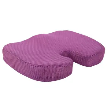 

Memory Cushion Lumbar Massage Rebound Wrapped Memory Foam Chair Car Seat Hips Pillow Tailbone Coccyx Protect Cushion Home