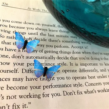 

Blue butterfly earrings for women Korean earrings version super fairy stud earrings 2020 new arrivals fashion jewelry